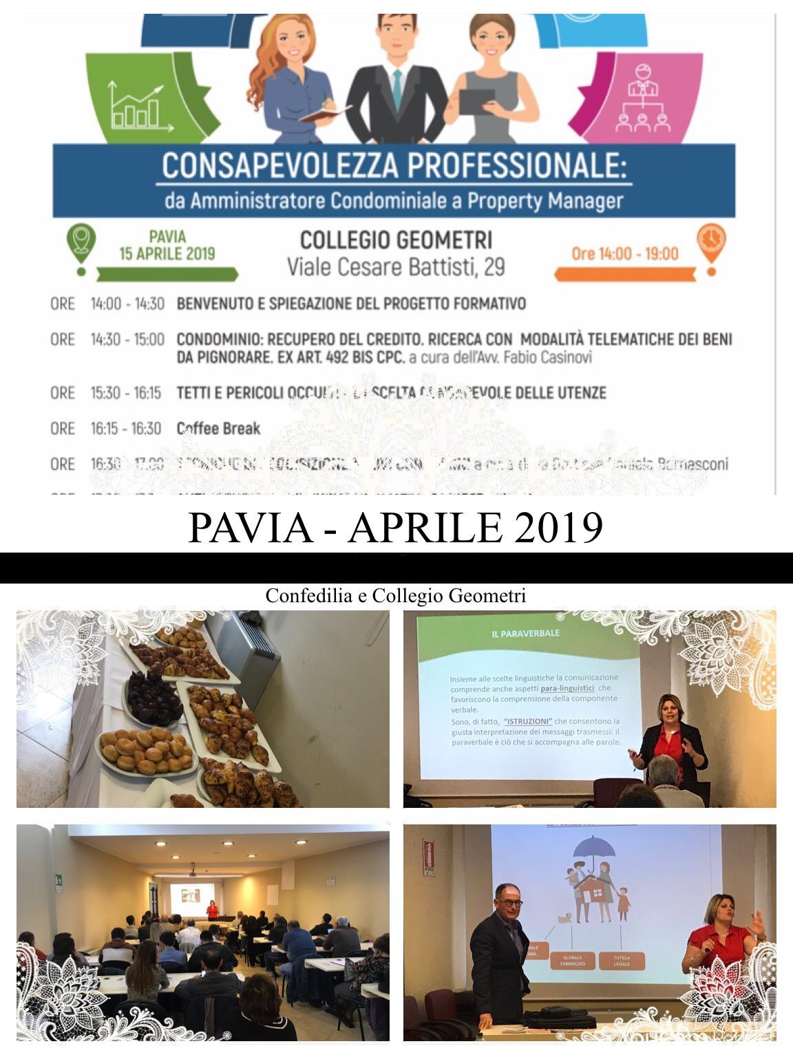 Comunicazione e Consapevolezza Evento Aprile 2019 - Pavia (PV)